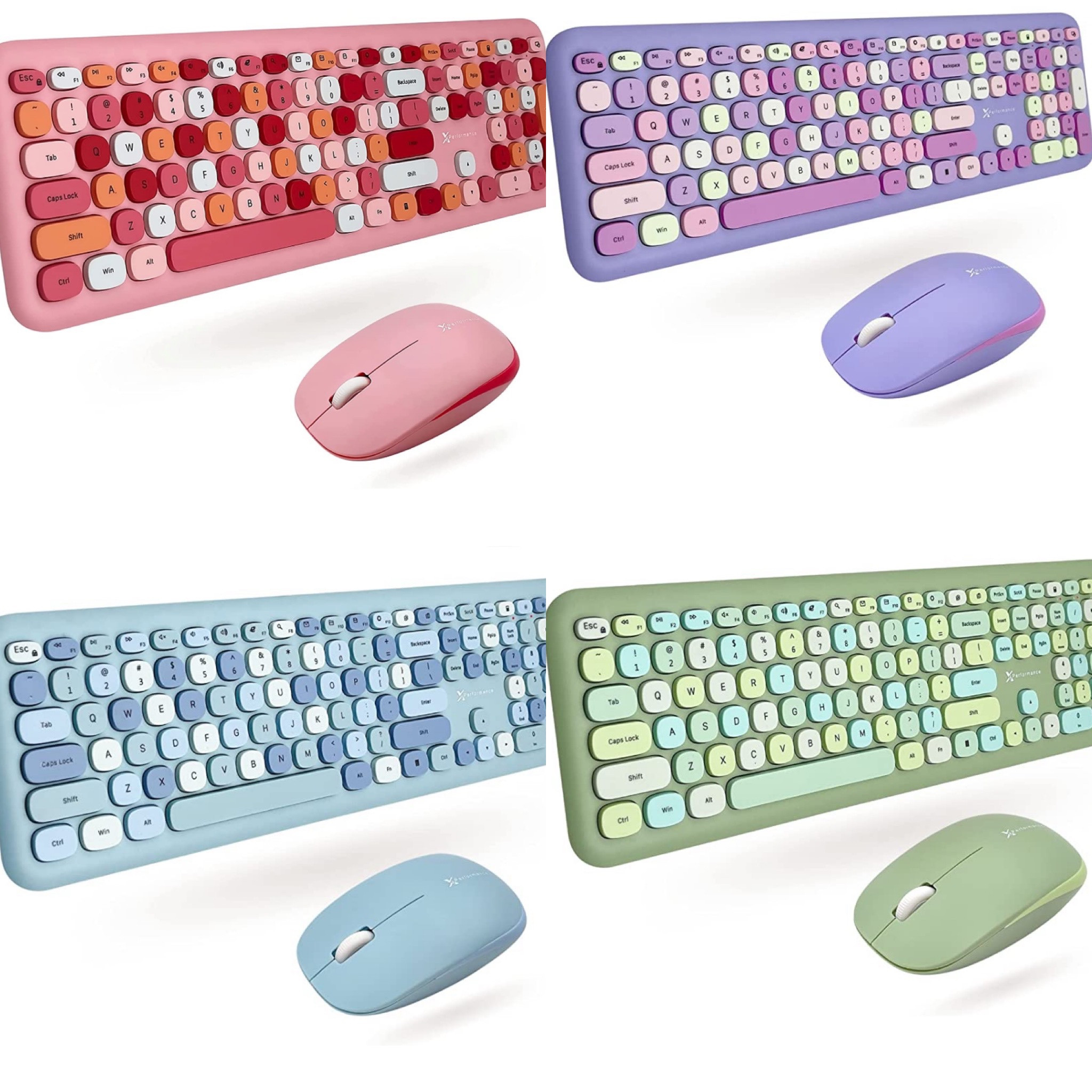 I ordered this in the pink/coral/orange color and it really perks up my office! 😍

Includes the wireless keyboard + wireless mouse! 

#LTKunder50 #LTKFind #LTKsalealert