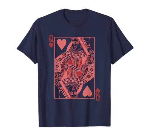 Pink Queen of Hearts Valentine's Mothers Day T-Shirt | Amazon (US)