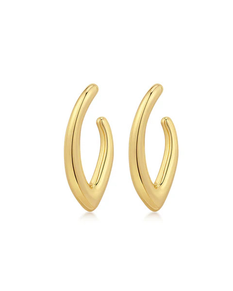 Chain Sculpt Link Earrings | Luv Aj