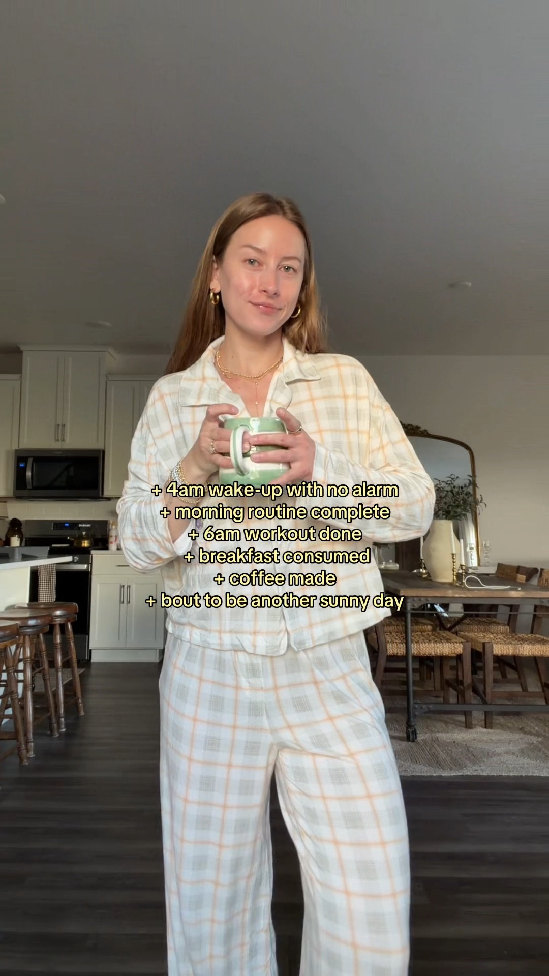 3/10/26 Cozy March Pajamas

My current morning PJ set 🤍 Wearing this light green and yellow plaid set from Dairy Boy — perfect for March and the start of spring.

Super comfy for slow mornings at home. The set is linked here ✨


#LTKmorningroutine #LTKselfcare #LTKdayinmylife