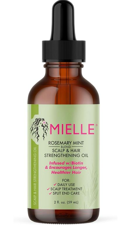 Mielle Organics Rosemary Mint Scalp & Hair Strengthening Oil for All Hair Types. Helps promote hair growth put directly on scale

#LTKbeauty