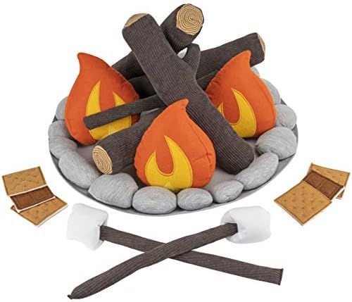 Cart Adventure Kids Pretend Plush Campfire and S'Mores Toy Set | Fun Indoor Camping Accessories |... | Amazon (US)