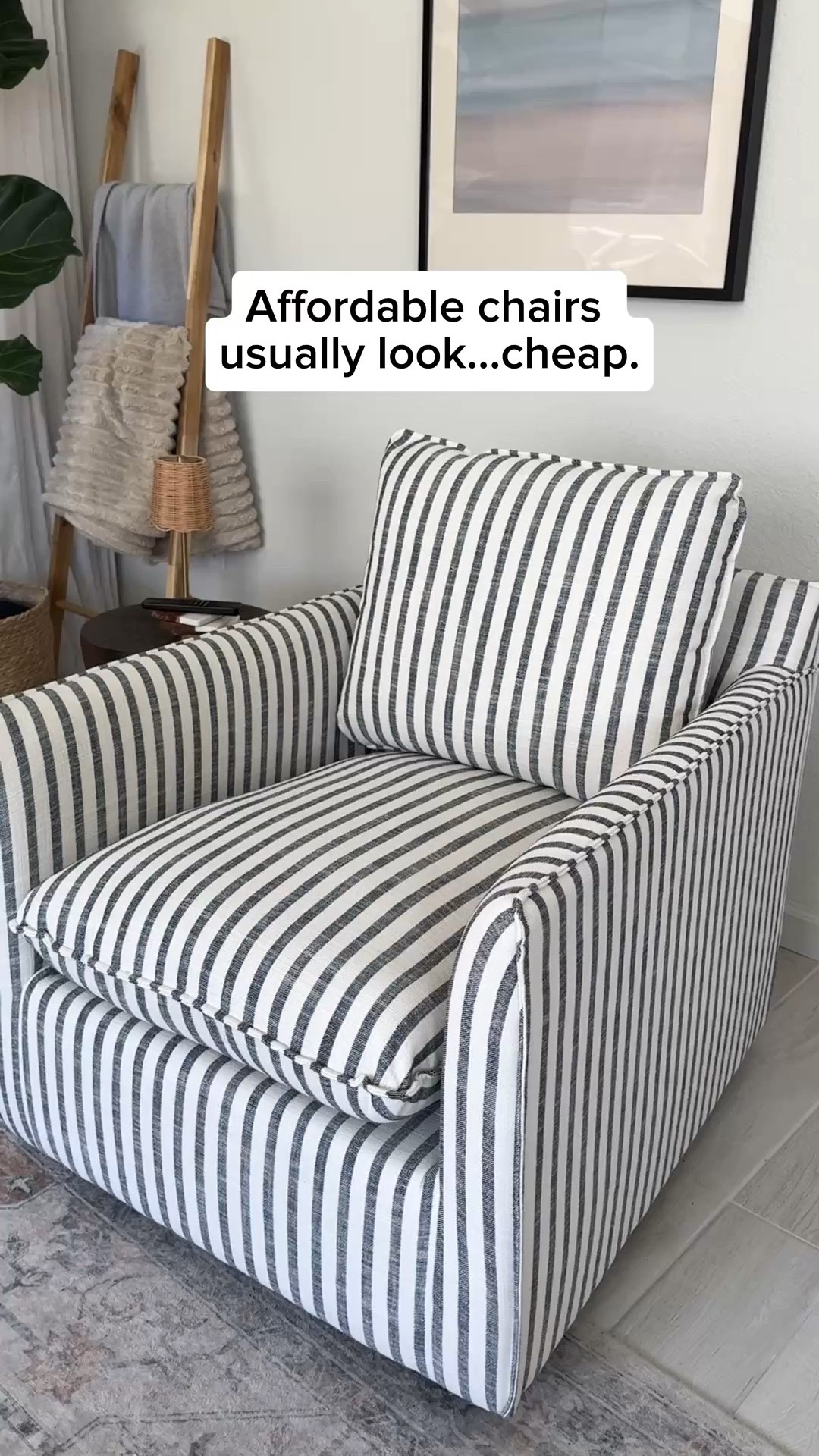 Affordable accent chair that looks high end 🙌🏽 #wayfair @Wayfair

#LTKHome