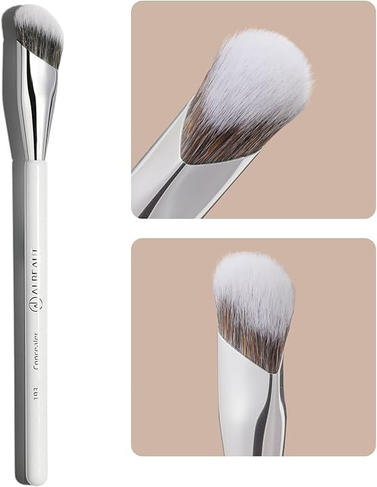 Concealer Brush, Angled Under Eye Makeup Small Foundation Precision Face Blending Brush (193 conc... | Amazon (US)