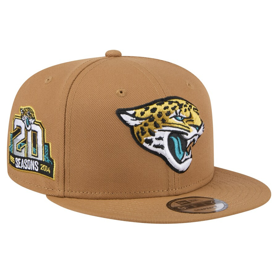 Jacksonville Jaguars New Era Youth Color Pack Side Patch 9FIFTY Snapback Hat - Brown | Fanatics