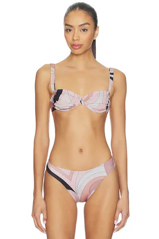 Cin Cin Ariel Ruched Bra in Mars Beige from Revolve.com | Revolve Clothing (Global)