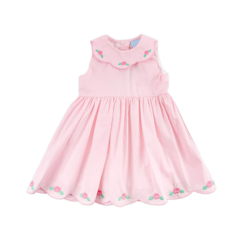 Simply Spring Flowers Pink Lena Dress | Classic Whimsy