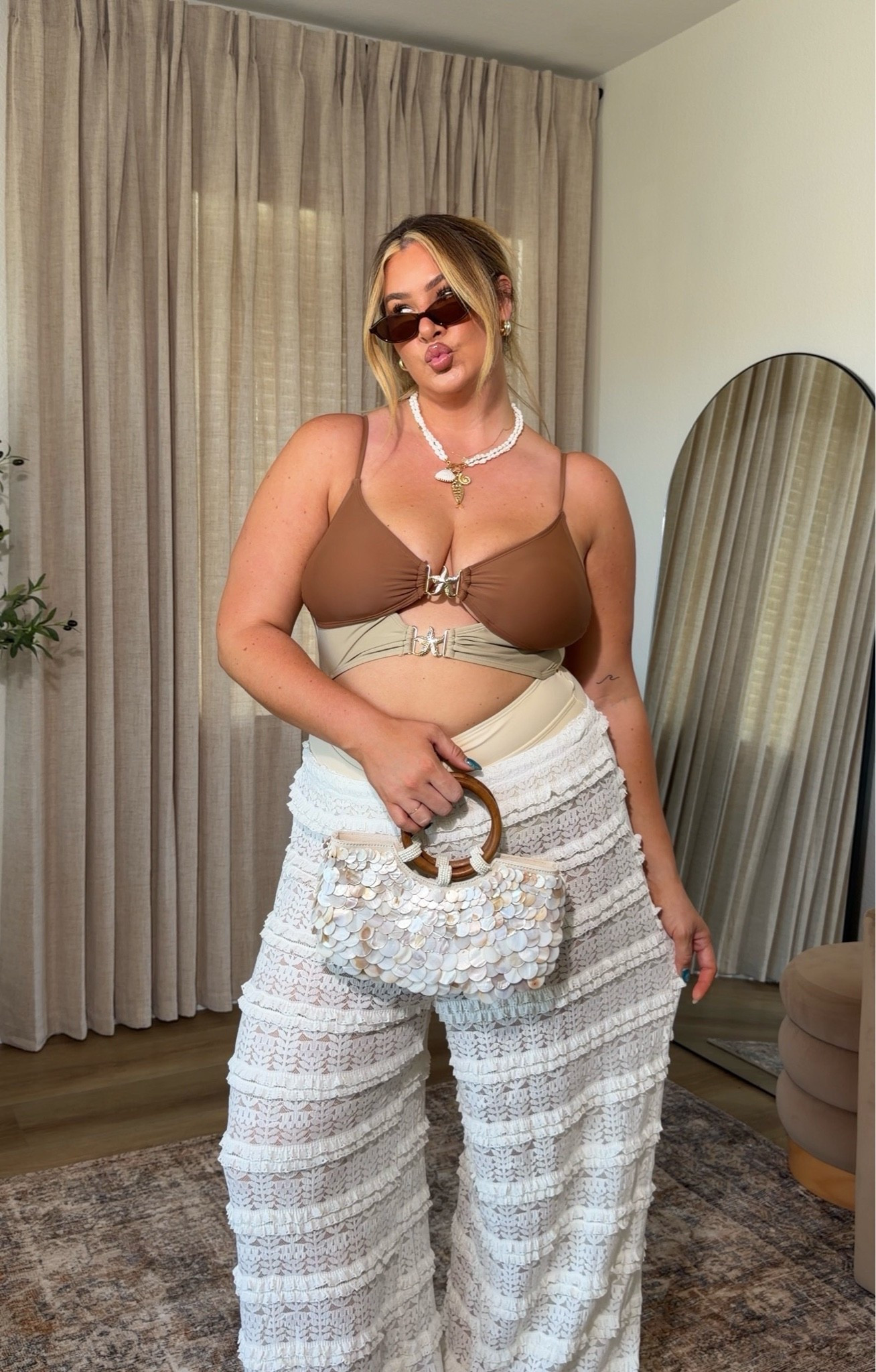 summer swimwear & cover up outfit inspo ☀️ wearing an xxl in both!

#LTKootd #LTKSwim #LTKSeasonal