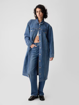 Longline Icon Denim Jacket | Gap (US)