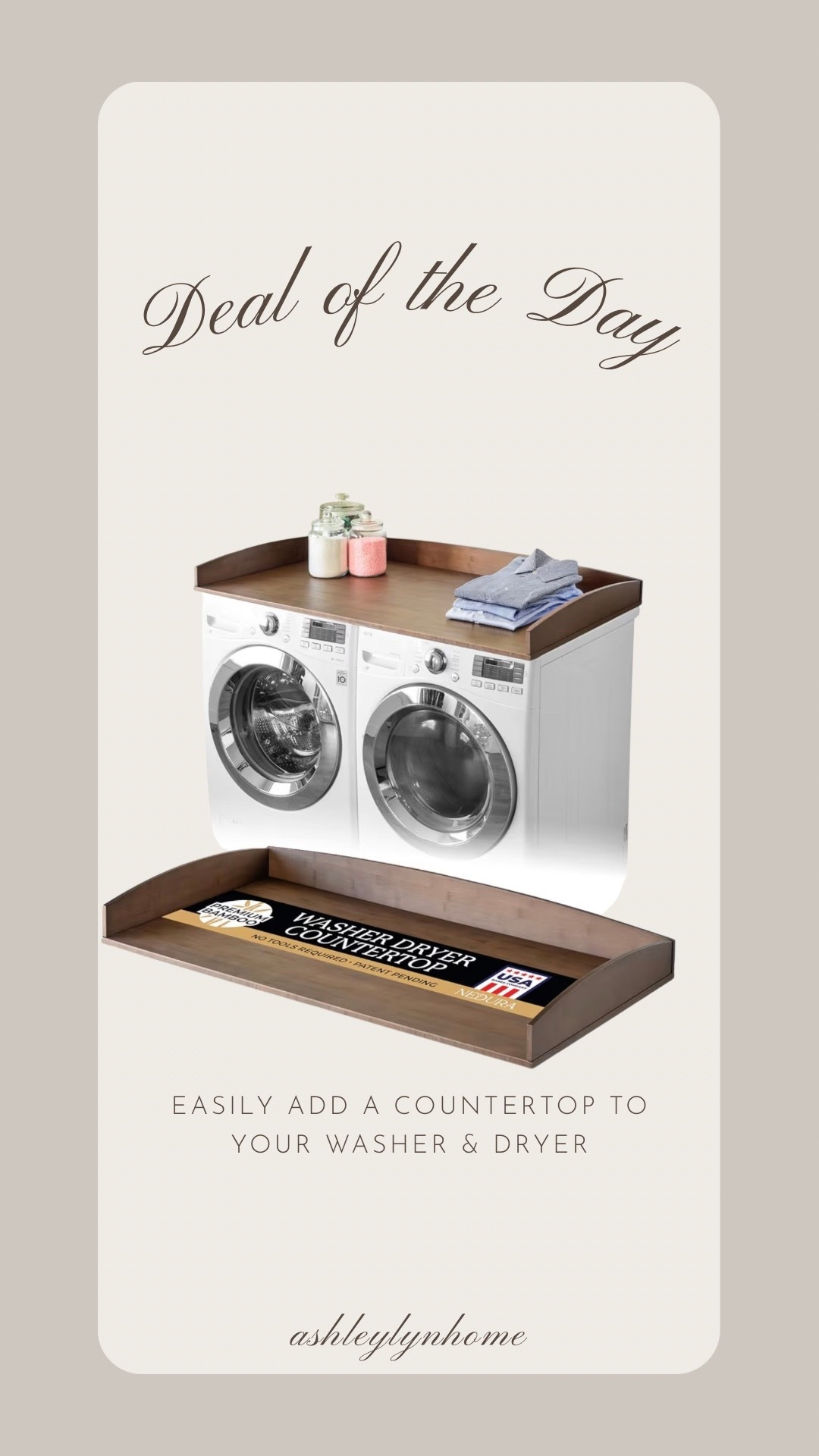 Easily add a countertop to your washer and dryer with this Amazon Prime Day Deal. Comes in 6 colors.

#LTKSaleAlert #LTKHome
