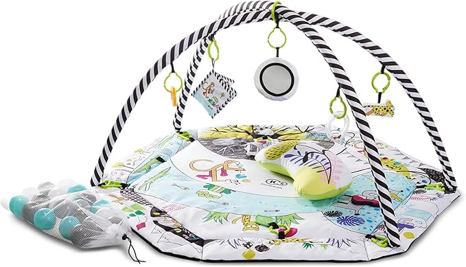 Kinderkraft Baby Playmat SMARTPLAY, Educational Mat, Activity Play Gym, with Ajustable Fitness Fr... | Amazon (UK)