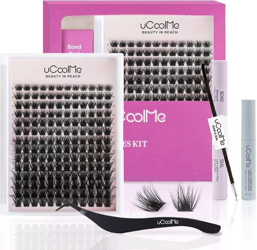 Magic Lash Clusters Kit 8-18mm Volume Wispy Eyelash Clusters Kit D Curl - WideSpan DIY Eyelash Ex... | Amazon (US)