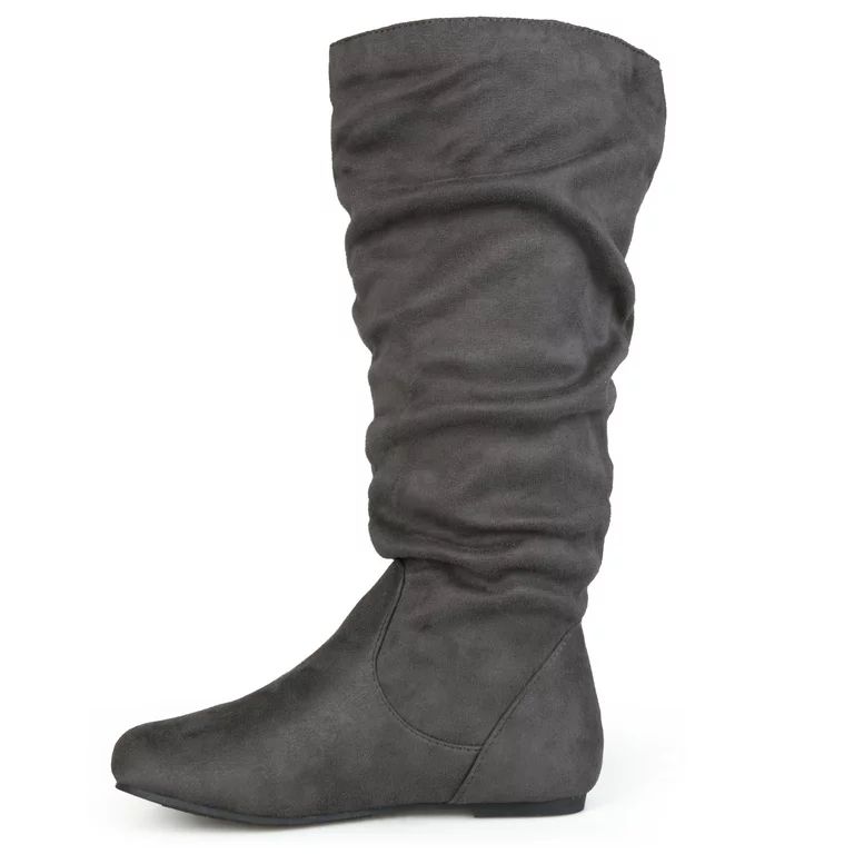 Brinley Co. Knee-High Slouch Microsuede Boot (Women's) | Walmart (US)