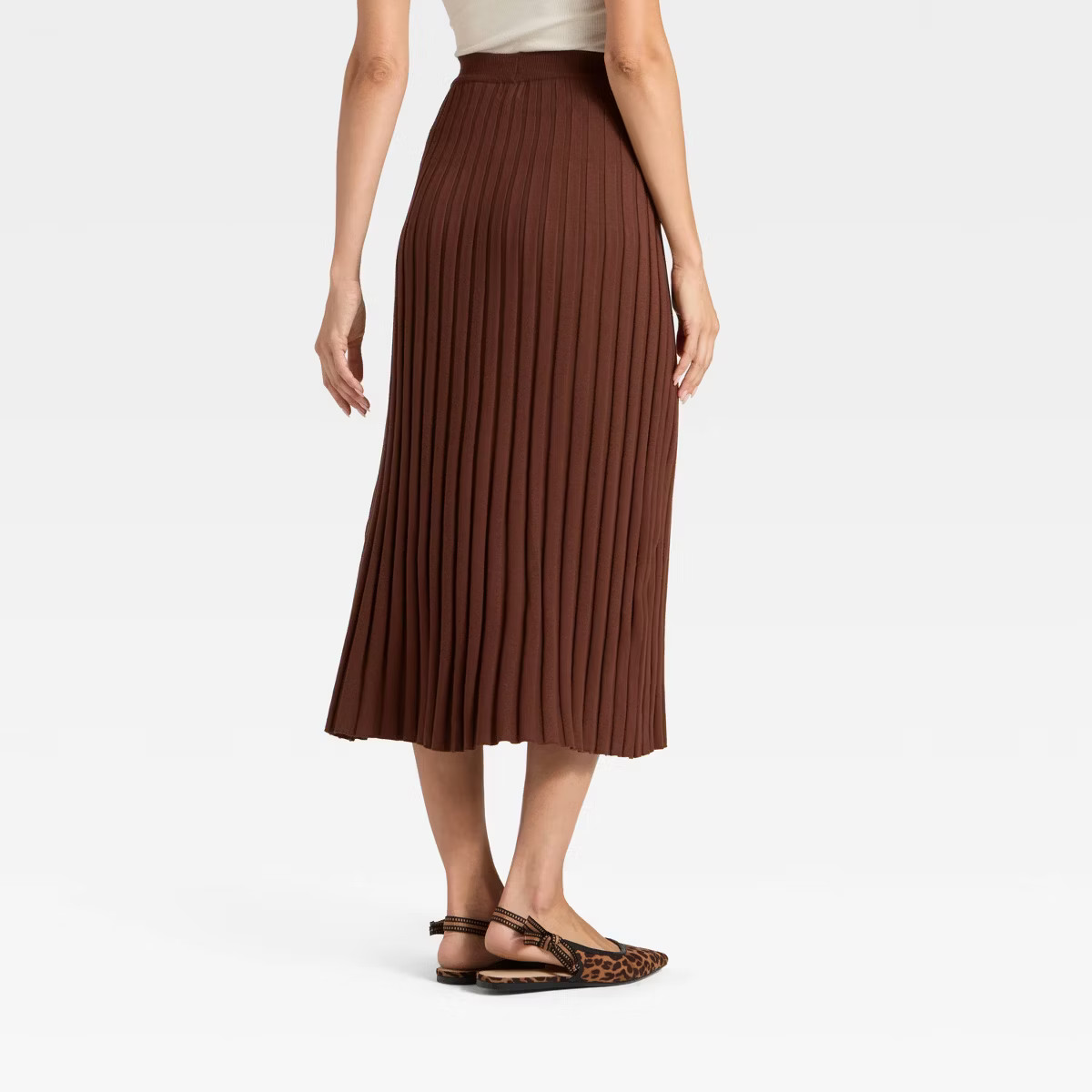 Women's Ribbed Mini Sweater Skirt - A New Day™ | Target