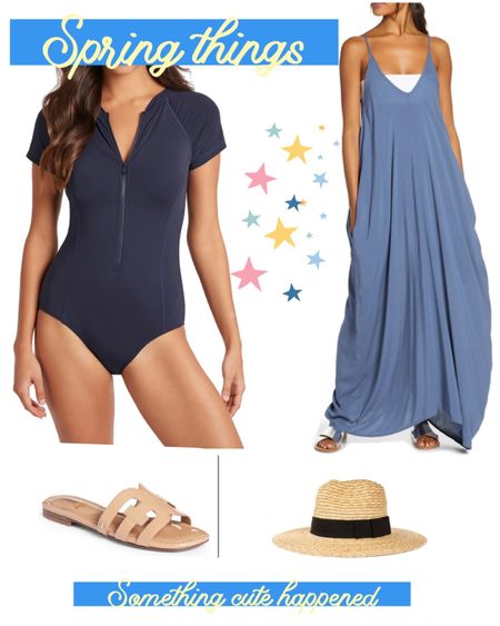 Modest one piece swimsuit 
Swim
Swimwear 
Vacation outfits 
Straw hat
Maxi dress
Cover up dresses


#LTKswim #LTKFind #LTKshoecrush