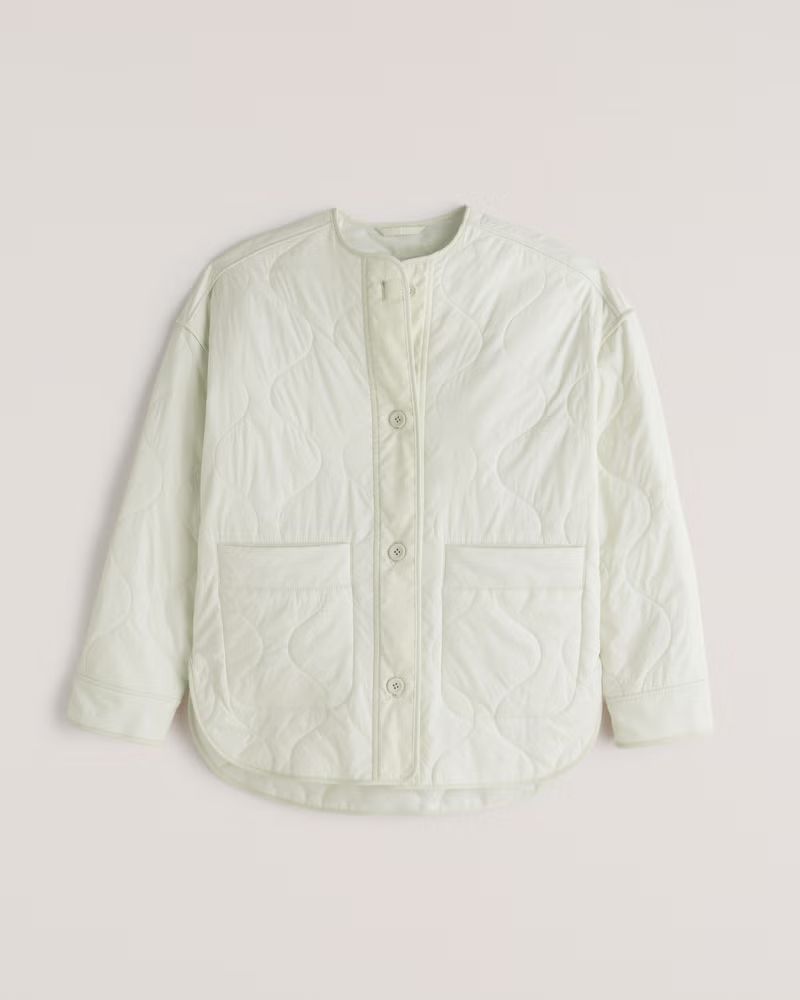 Women's Quilted Liner Jacket | Women's Coats & Jackets | Abercrombie.com | Abercrombie & Fitch (US)