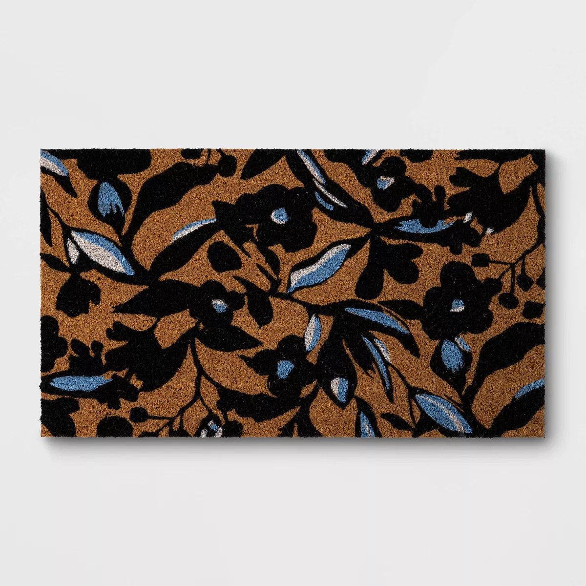 1'4"x2'4" Floral Silhouette Rectangular Outdoor Doormat Cools - Room Essentials™ | Target