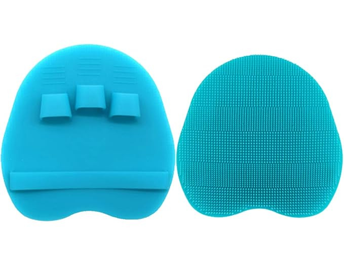 Pure Silicone Food-grade Body Brush Shower Cleansing Scrubber Gentle Exfoliating Glove Soft Brist... | Amazon (US)