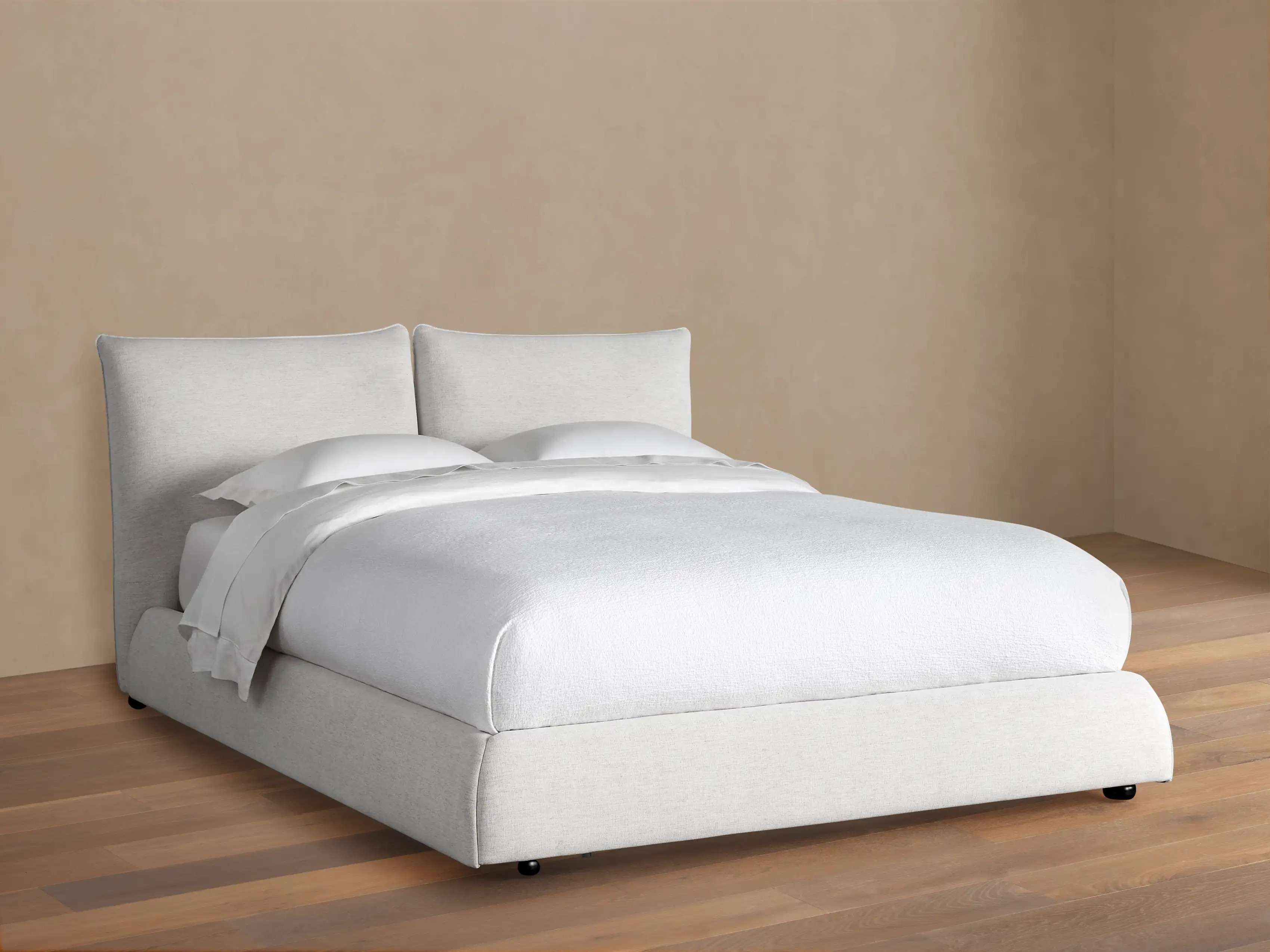 Rigby Bed in Nomad Snow | Arhaus