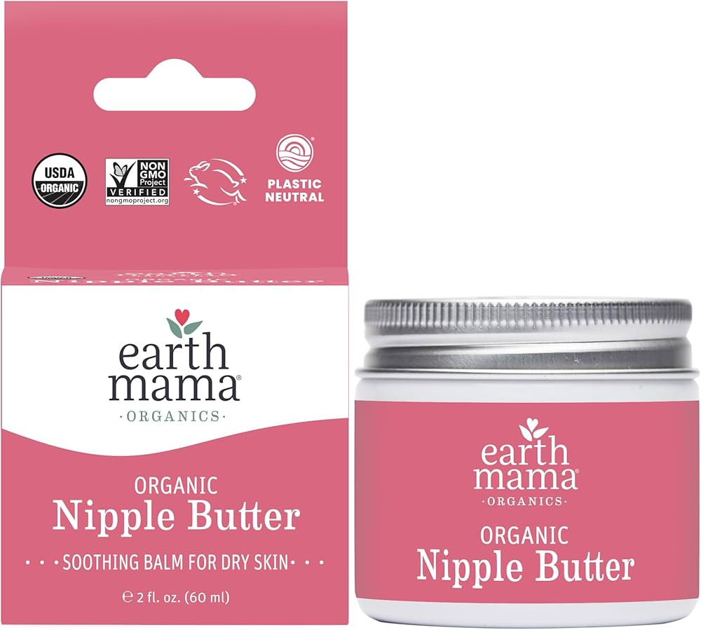 Earth Mama Organic Nipple Butter™ | Nipple Cream Safe for Breastfeeding | Postpartum Essentials... | Amazon (US)