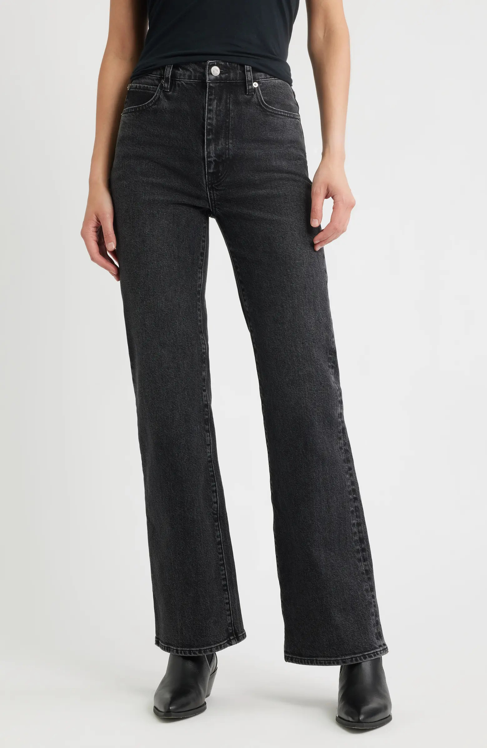 The Arrow High Waist Relaxed Bootcut Jeans | Nordstrom