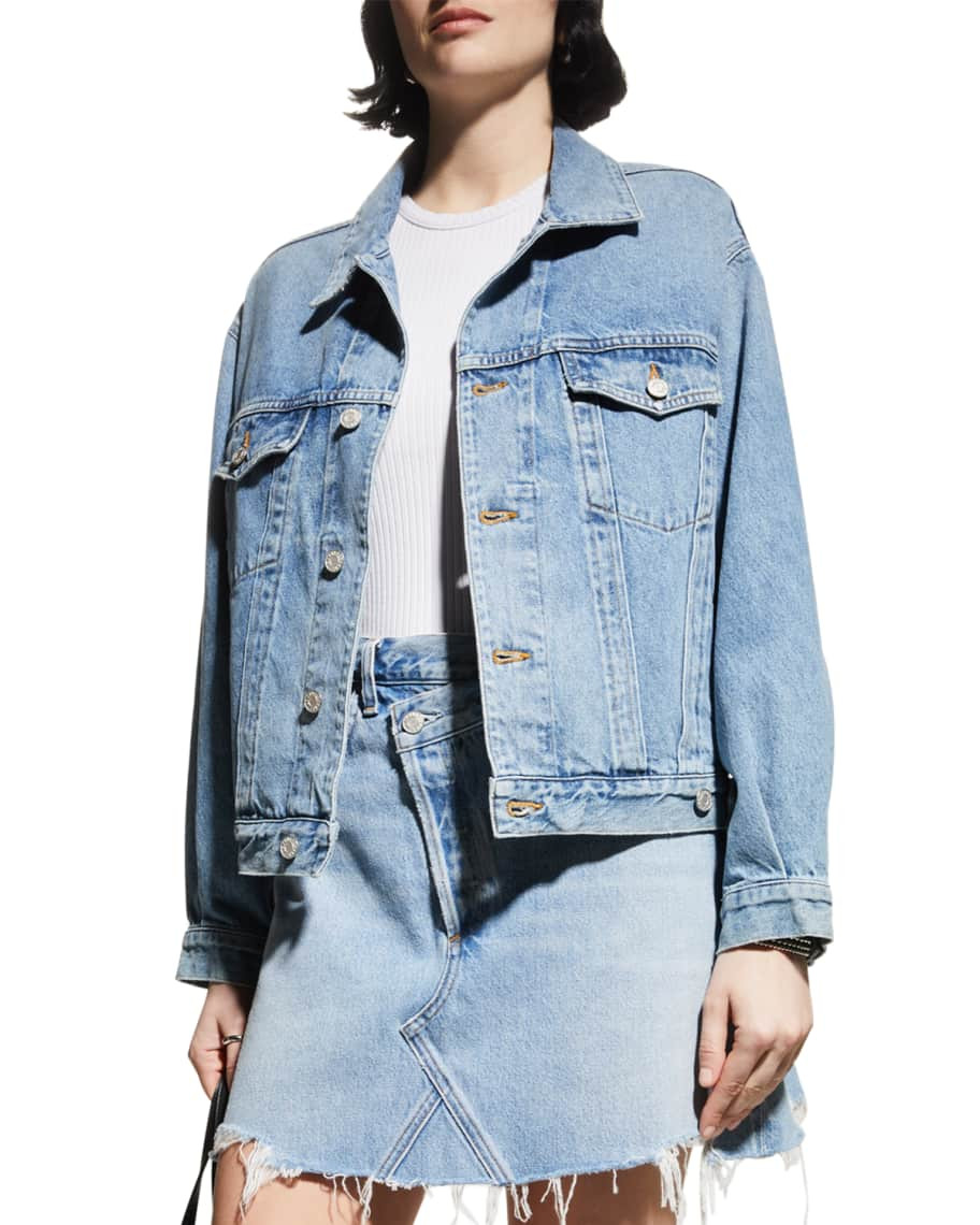 Charlie Organic Cotton Classic Denim Jacket | Neiman Marcus
