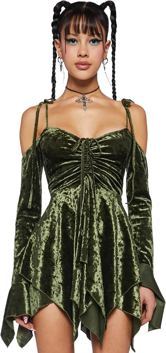 Dolls Kill F is for Fairies Handkerchief Dress by Current Mood Perfect for Fairycore Fashion | Amazon (US)