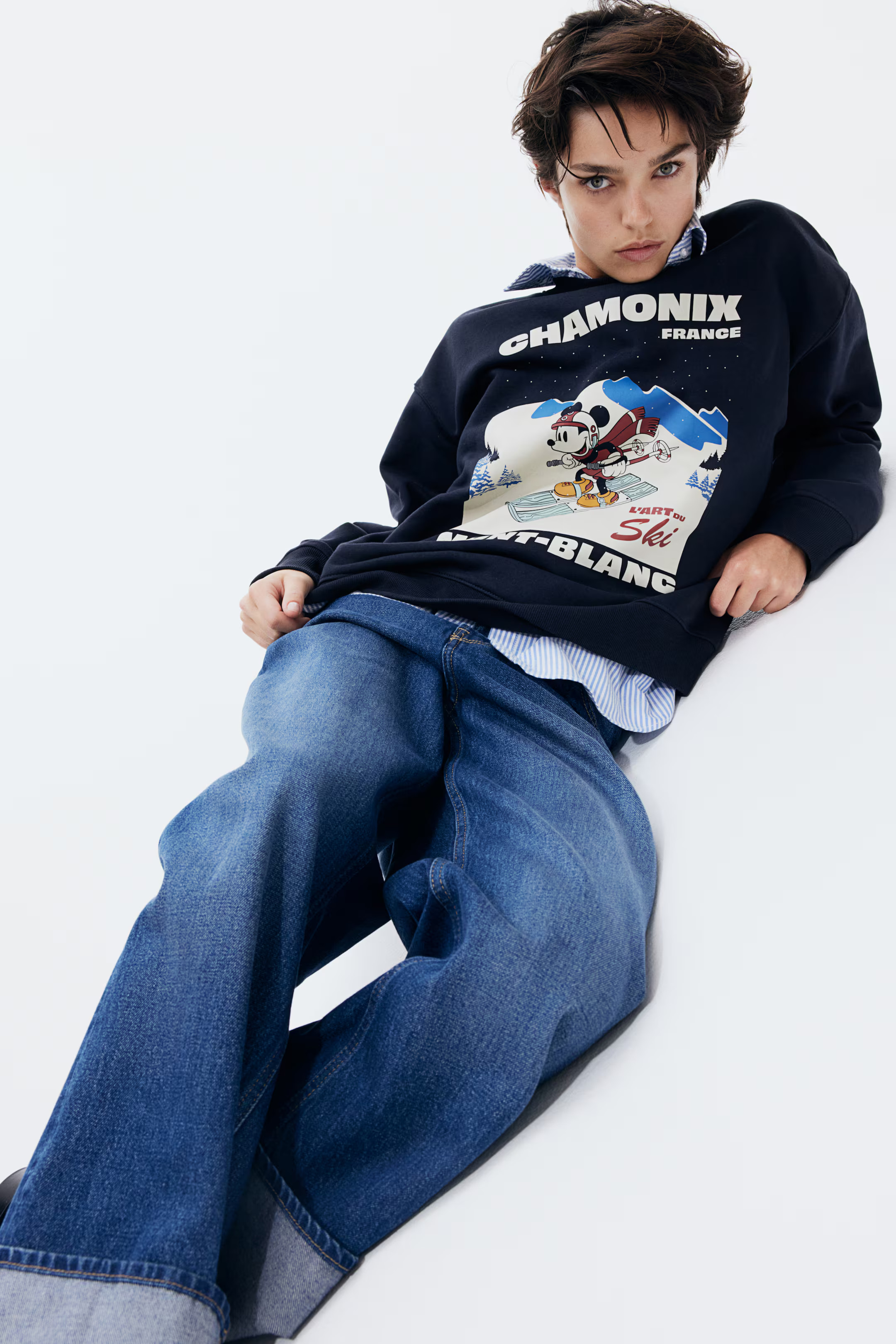 Sweatshirt with Motif | H&M (US + CA)