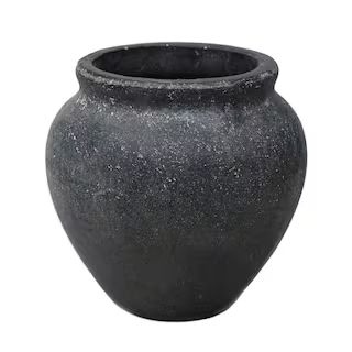 Fall 7.5" x 7.1" Black Cement Vase by Ashland® | Michaels | Michaels Stores