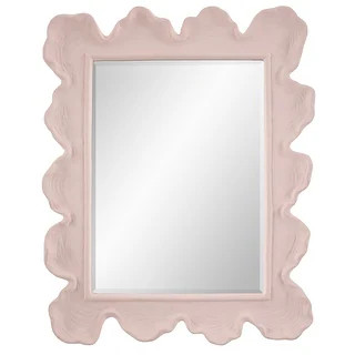Uttermost Sea Coral Pink Mirror - 27.13"W x 34.25"H x 2.5"D | Bed Bath & Beyond
