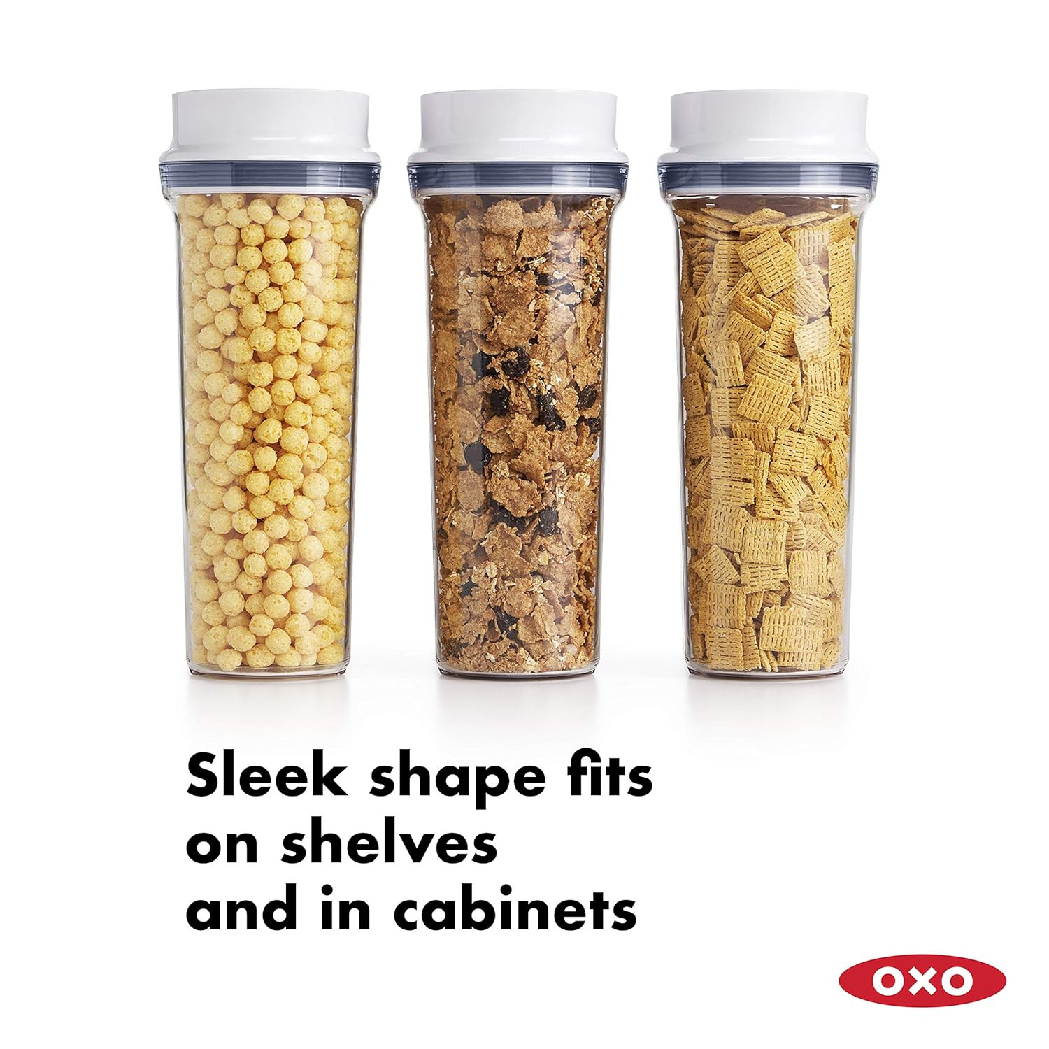 OXO Good Grips 3 Piece Airtight POP Cereal Dispenser Set | Amazon (US)