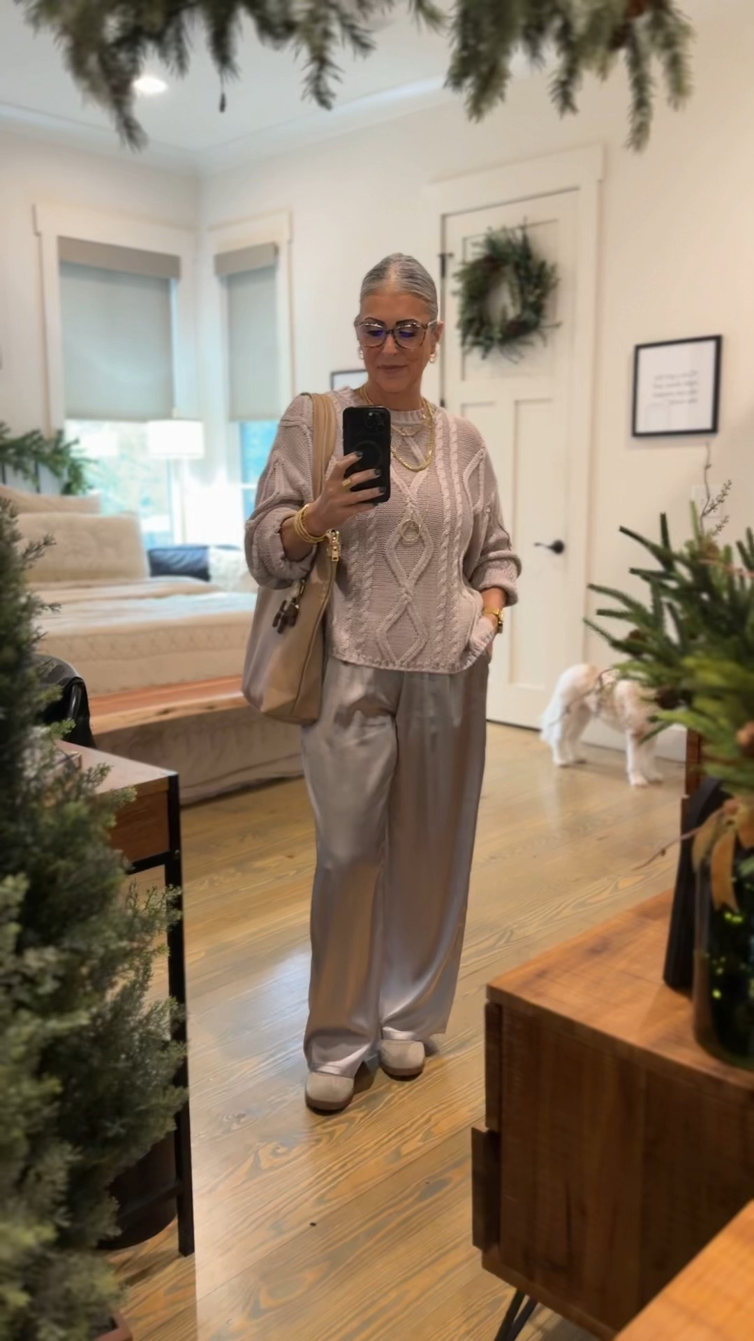 Amazon for the win! Luxe look for less! Every piece under $30. Could be a great Thanksgiving look! 

#LTKFindsUnder50 #LTKOver40 #LTKMidsize