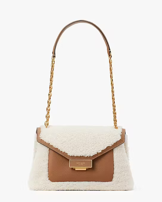 Gramercy Shearling Medium Convertible Shoulder Bag | Kate Spade (US)