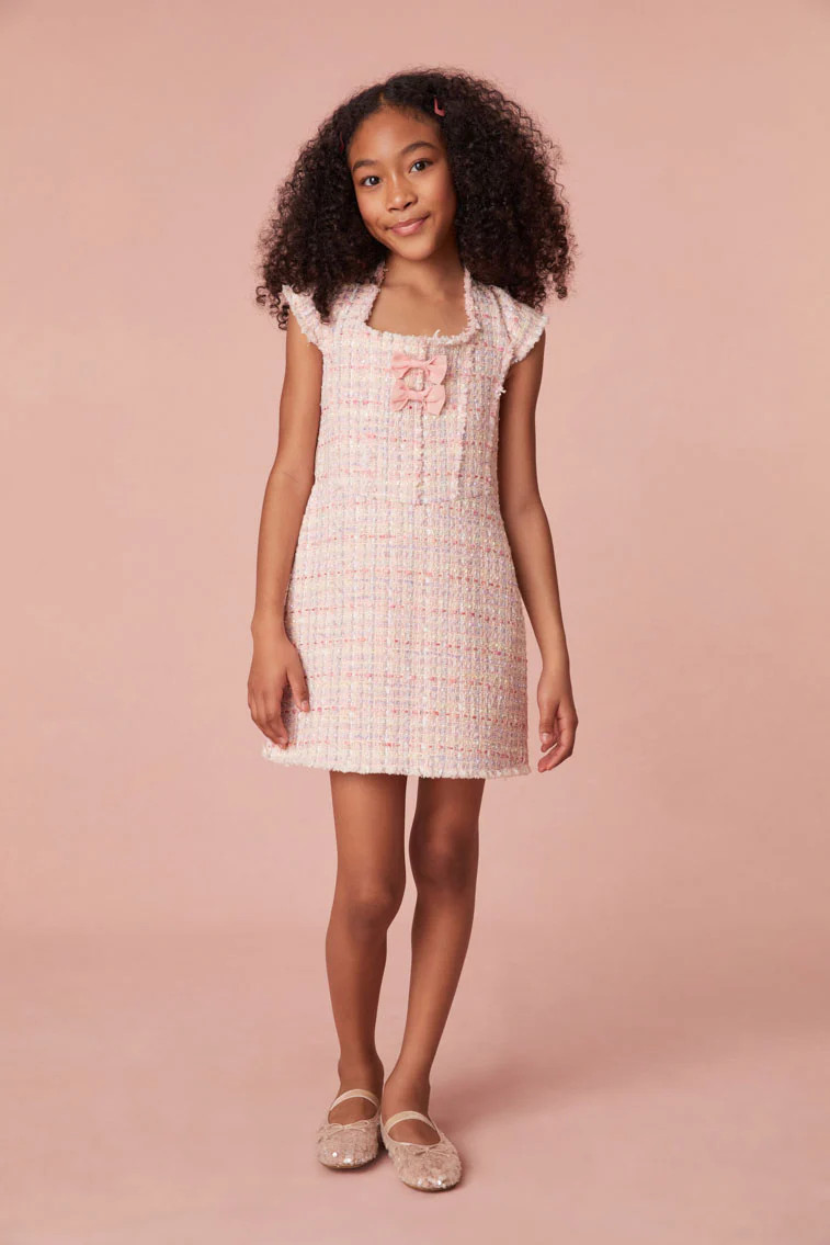Girls Rafina Tweed Dress | LoveShackFancy