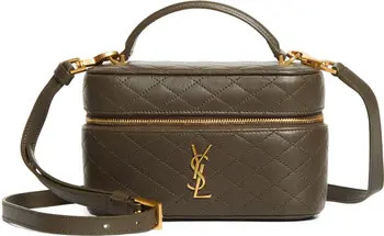 Mini Gaby Quilted Leather Vanity Case | Nordstrom