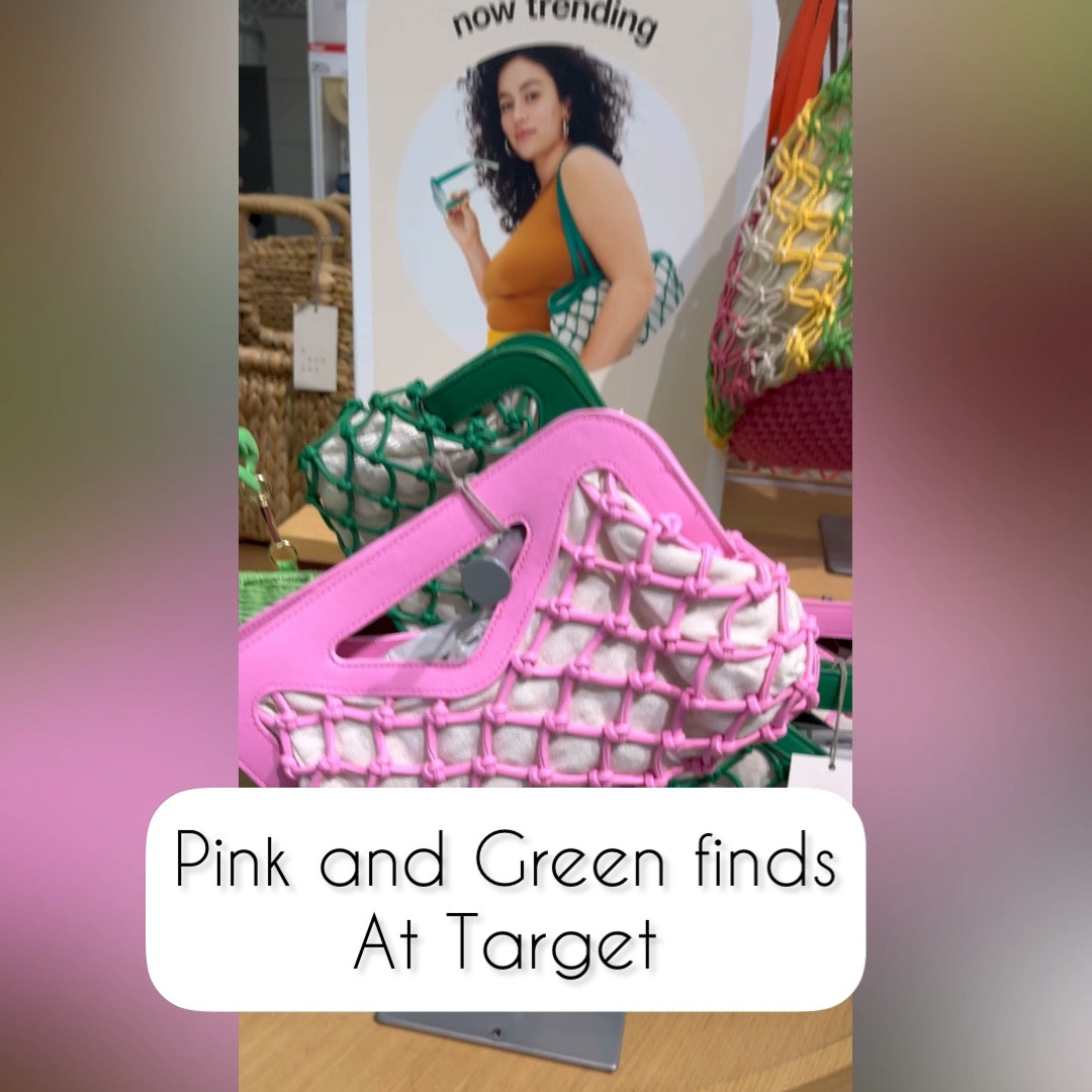 Target has the cutest pink and green handbags that are perfect for spring! 

#LTKSeasonal #LTKitbag #LTKunder50