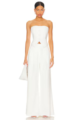 MISHA Alessia Top in Ivory from Revolve.com | Revolve Clothing (Global)