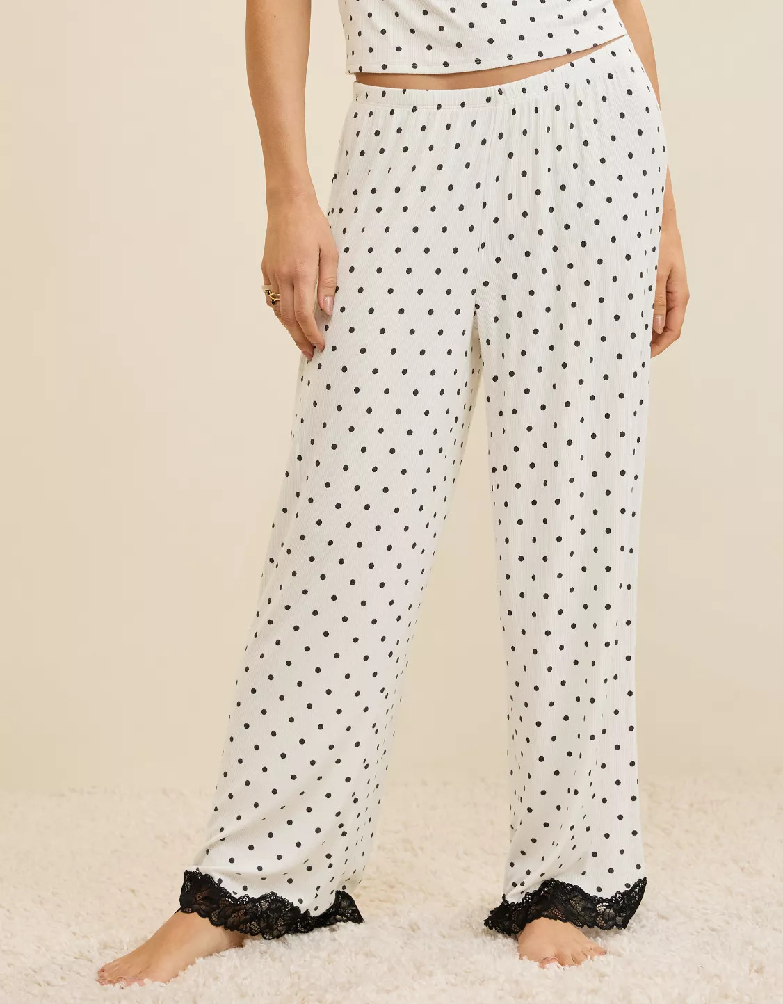 Aerie Real Soft® Rib Trouser PJ | American Eagle Outfitters (US & CA)