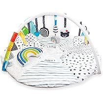 Sassy Stages STEM Developmental Play Gym, Sensory Tummy Time Activity Play Mat w/Built-in Instruc... | Amazon (US)