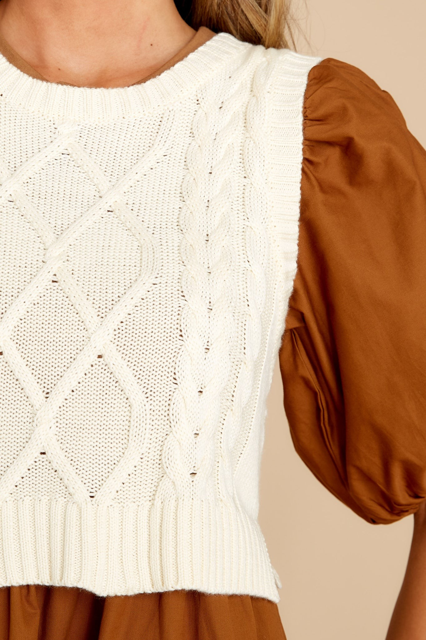 Sweet Innocence Bronze Midi Dress | Red Dress 