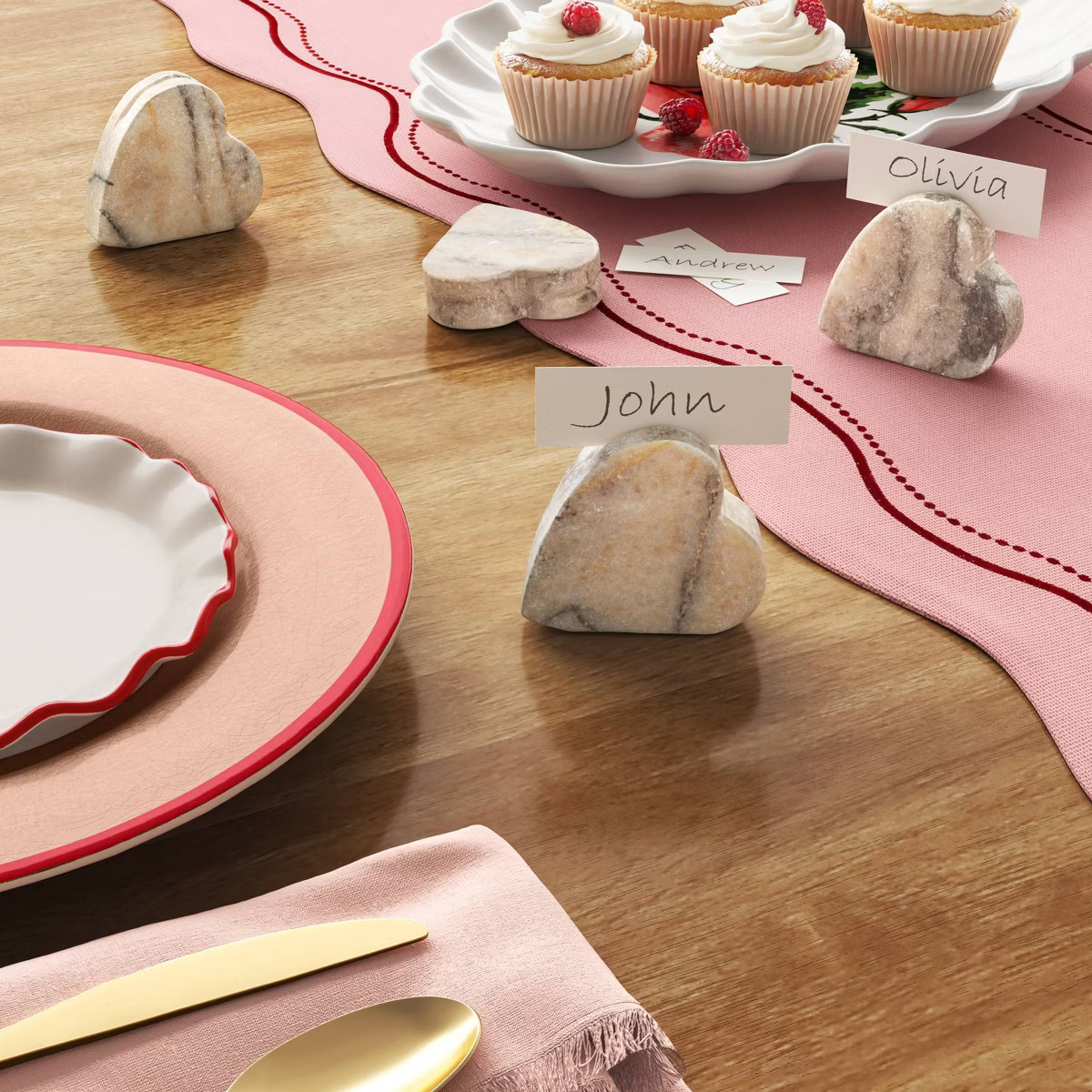 4pk Hearts Name Card Holder - Threshold™ | Target