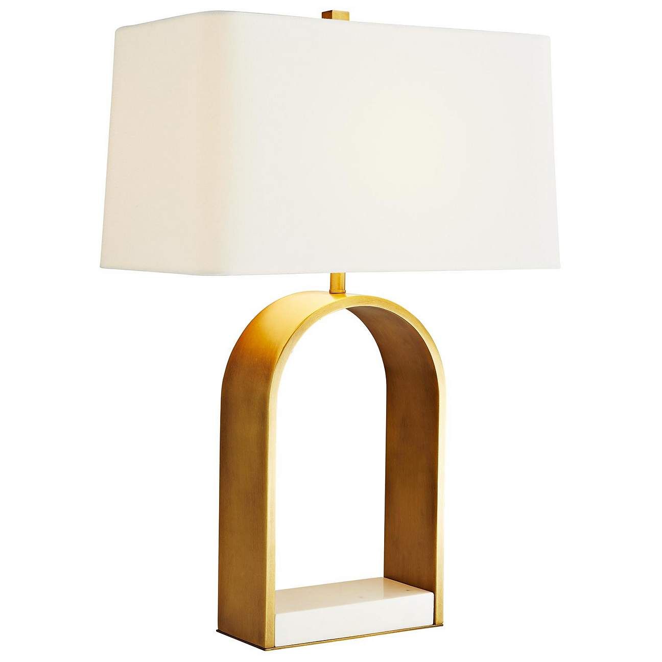Arteriors Home Rylan Antique Brass Open Arch Table Lamp | Lamps Plus