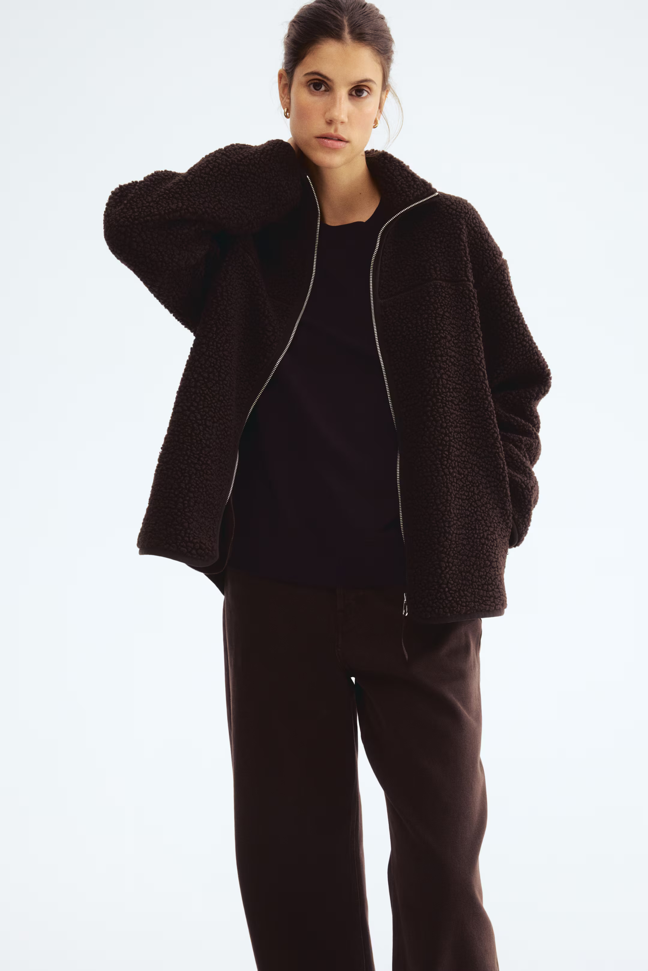 MAMA Before & After Babywearing teddy jacket | H&M (UK, MY, IN, SG, PH, TW, HK)