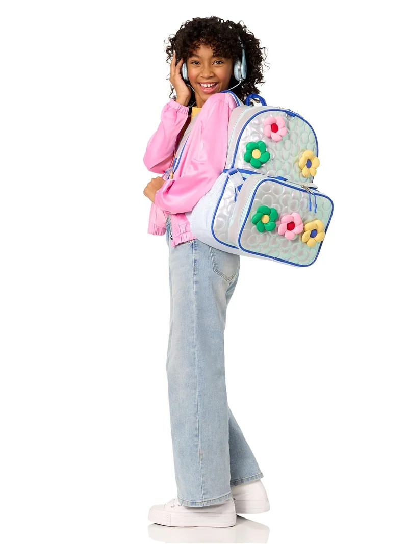 Schoolyard Vibes 17" 3 Piece Backpack Set with Headphones and Kids Lunch Box | Walmart (US)