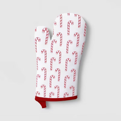 Christmas Candy Canes Cotton Oven Mitts - Wondershop™ | Target