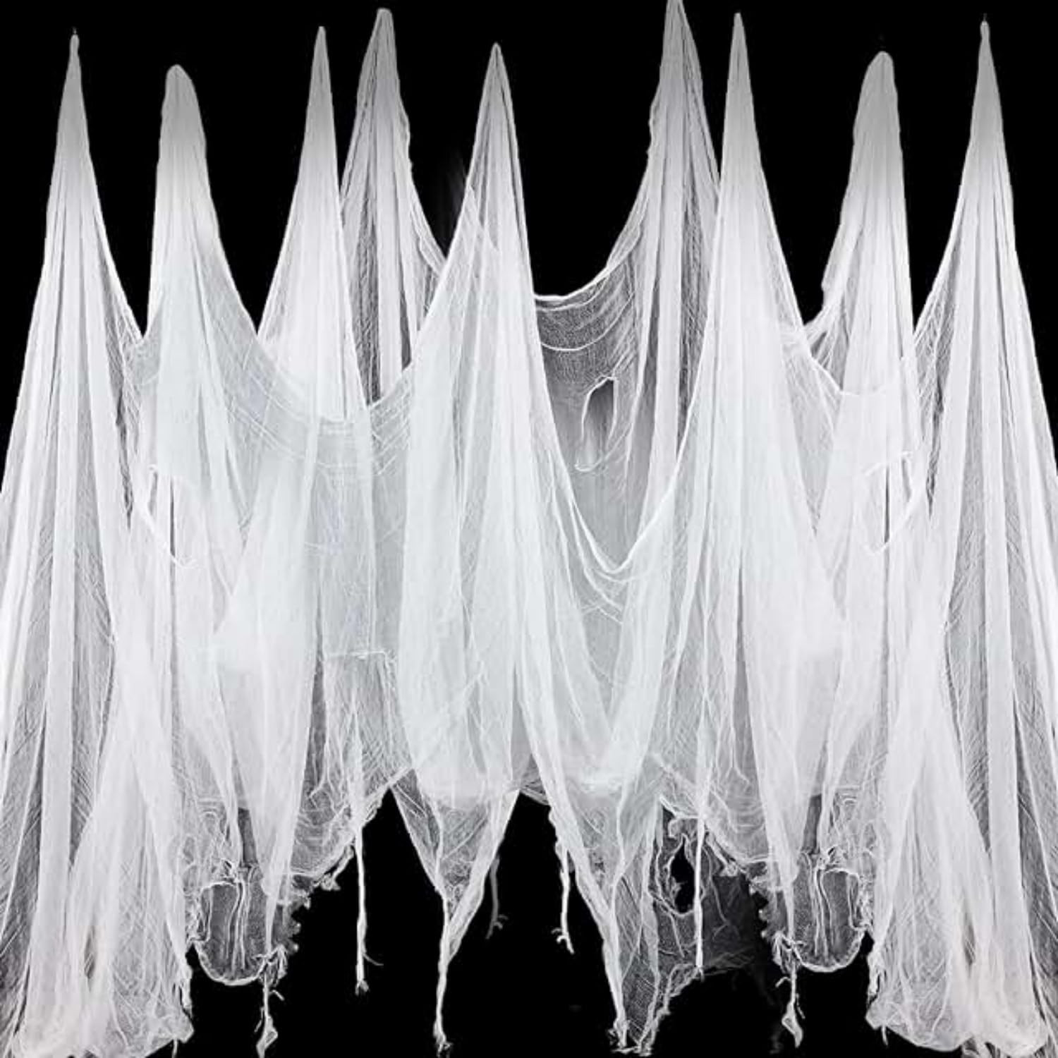 Halloween White Creepy Cloth 315 x 79 Inch Spooky Gauze Clothes Halloween Scary Decoration for Ha... | Amazon (US)