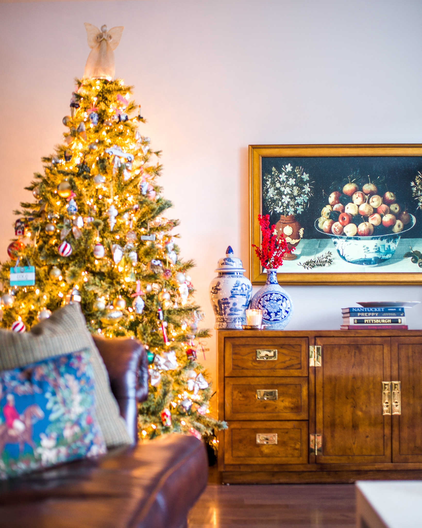 My faux artificial Christmas tree is back in stock and has free shipping! I love it!!!! 