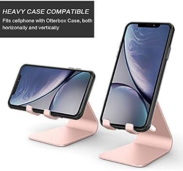 Adjustable Cell Phone Stand, OMOTON Aluminum Desktop Cellphone Stand Compatible with Phone 11 Pro... | Amazon (CA)