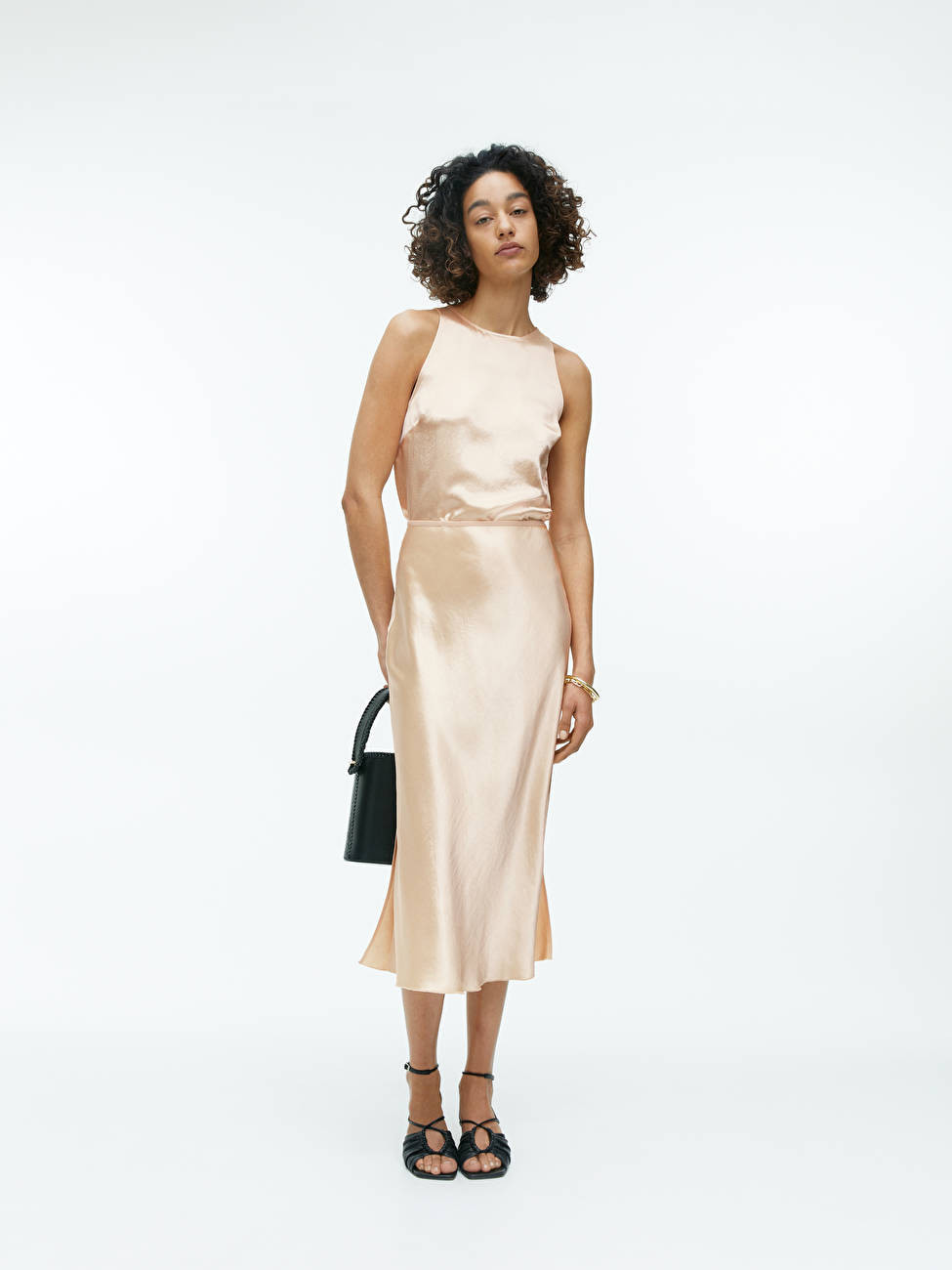 Bias-Cut Satin Skirt | ARKET (US&UK)