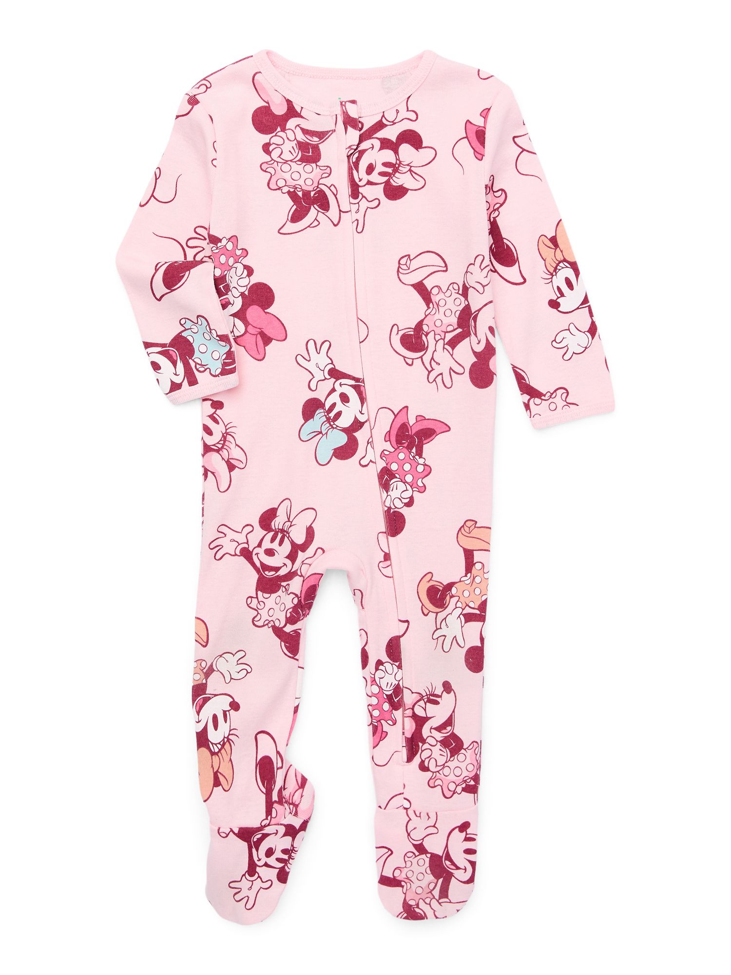 Character Baby Two-Way Zip Front Footed Sleep N Play Pajamas, Sizes Newborn-6/9 Months | Walmart (US)